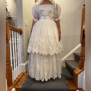 Vintage wedding gown